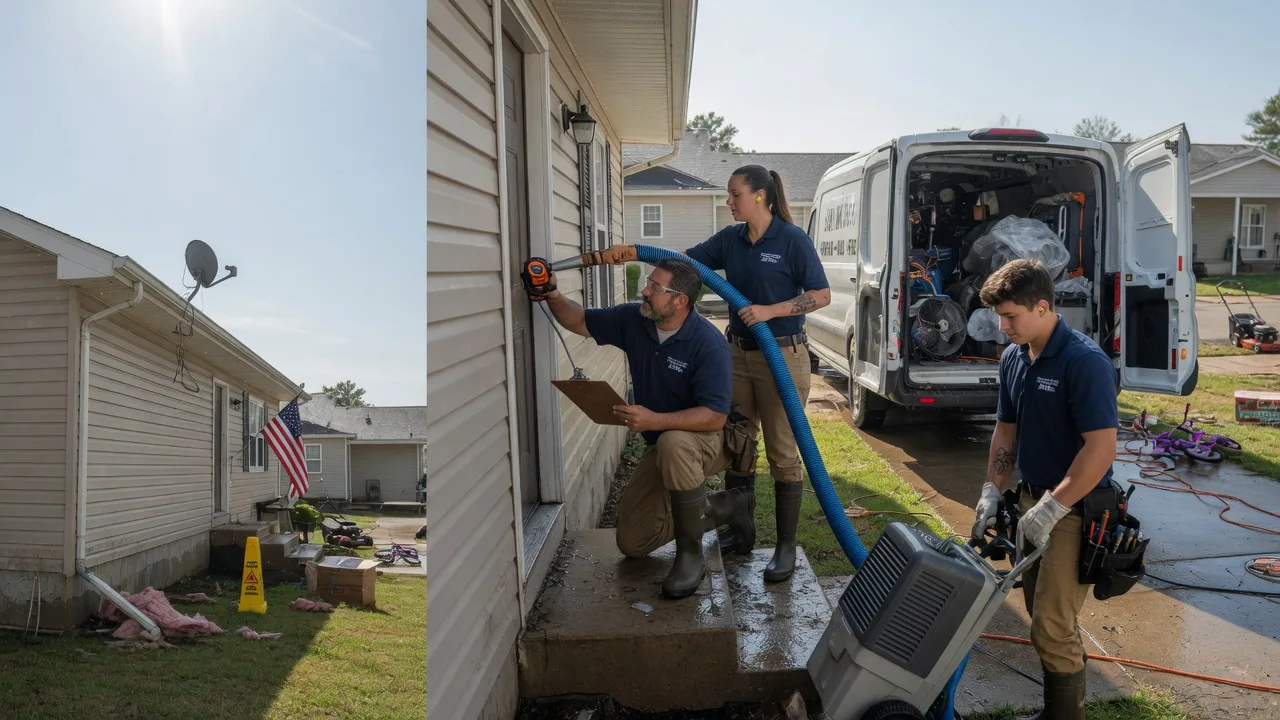 Ceiling Water Damage Restoration in Jeffers, MN near me